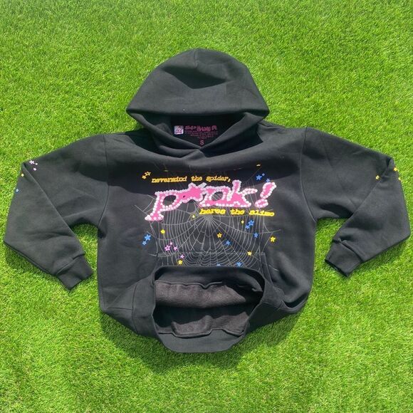 Young Thug Sp5der Black Pink Hoodie - Picture 3 of 11